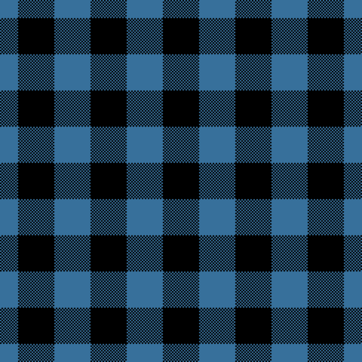 Blue Buffalo Plaid