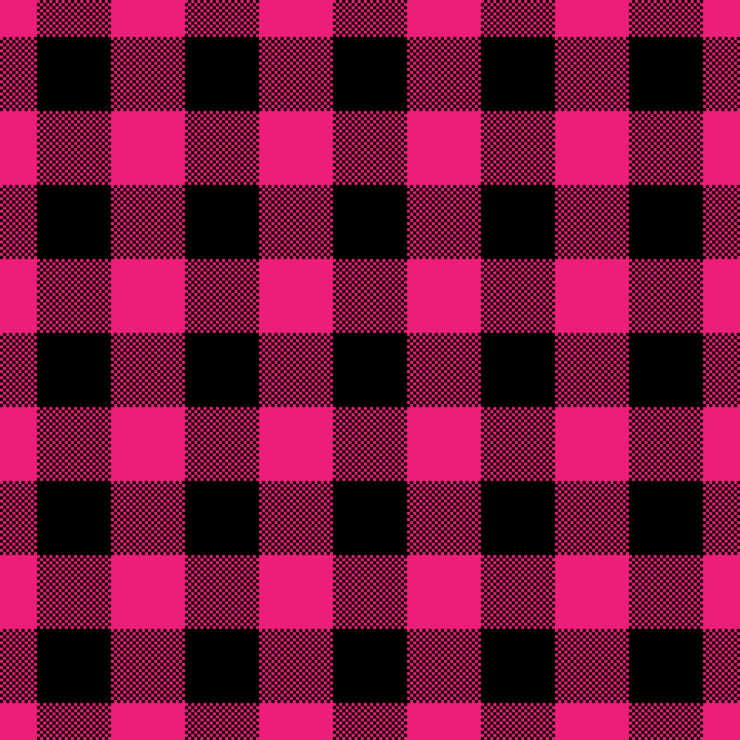 Pink Buffalo Plaid