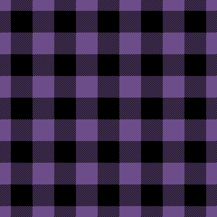 Purple Buffalo Plaid