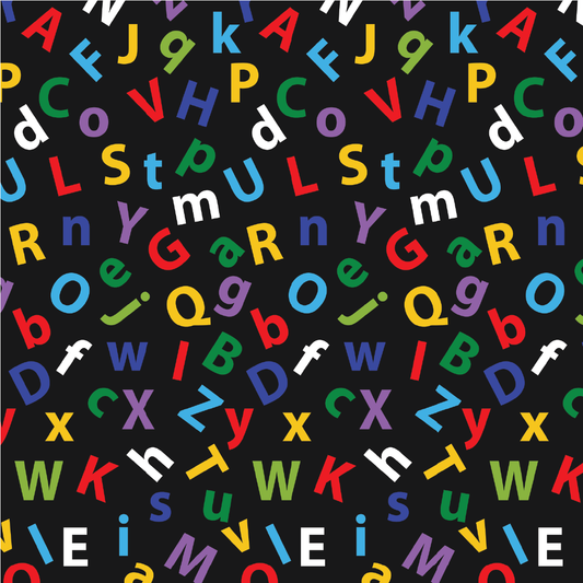 Alphabet Black