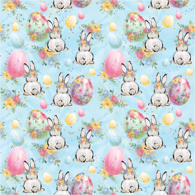 Blue Easter Bunnies