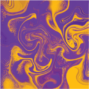 Purple Gold Marble