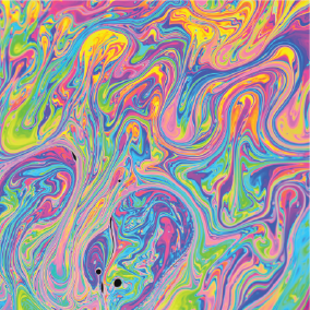 Rainbow Soap Swirl