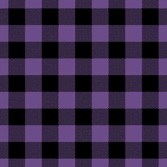 Purple Buffalo Plaid