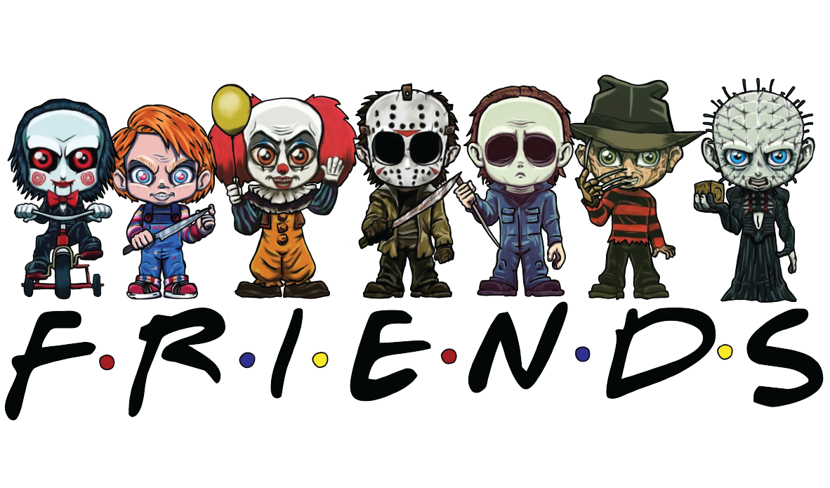 Scary Friends Sublimation Print