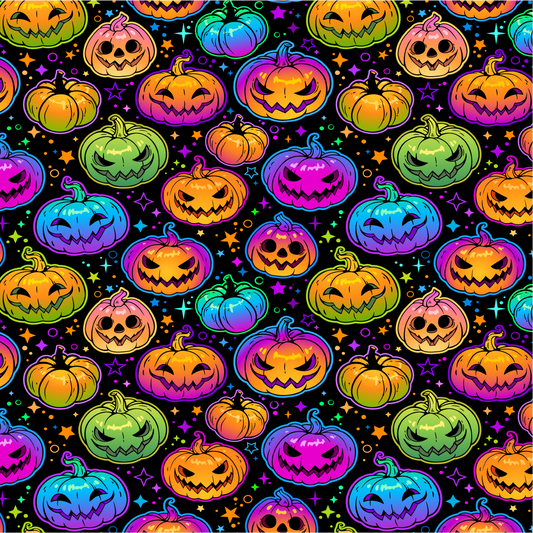 Halloween Pumpkins Black