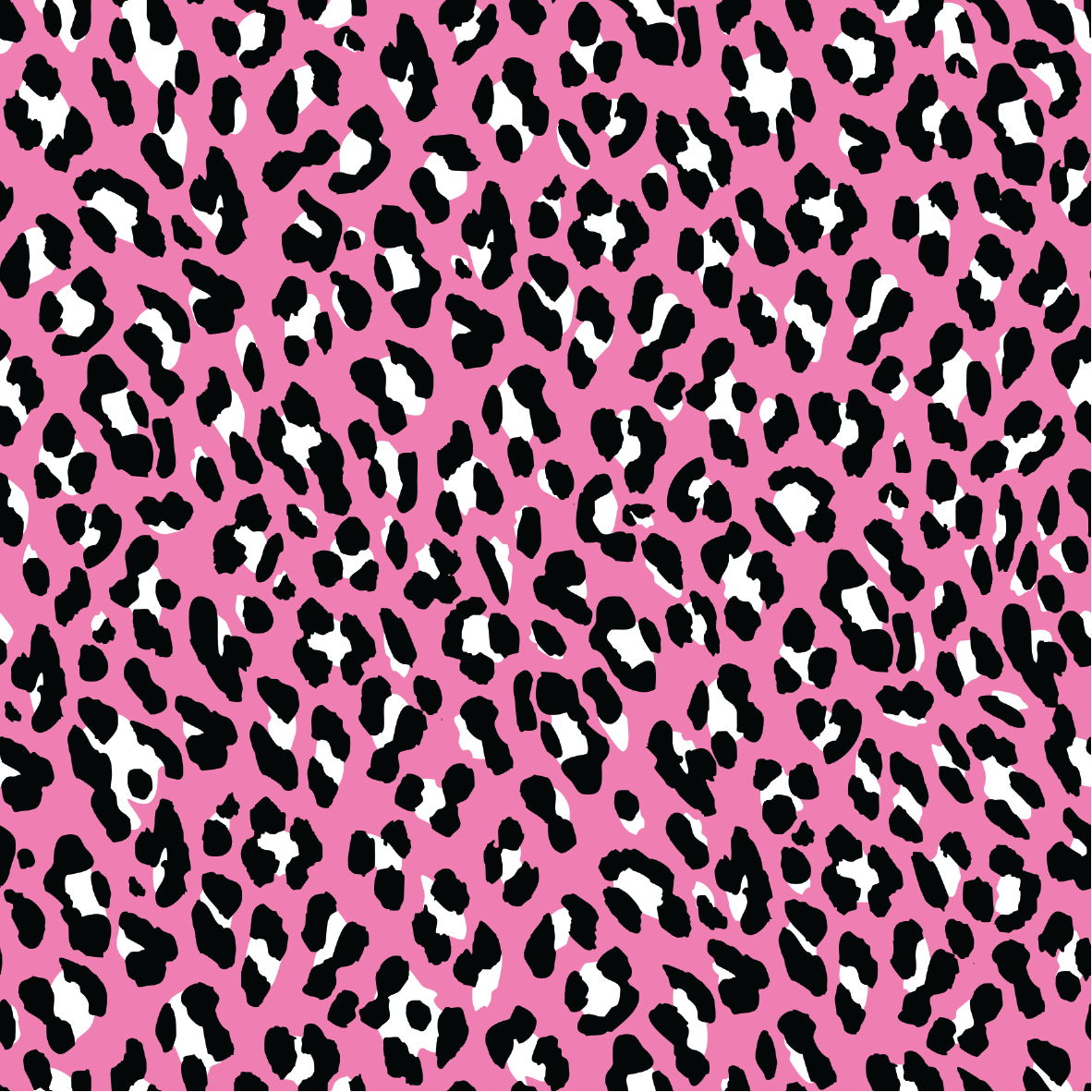 Pink & White Leopard