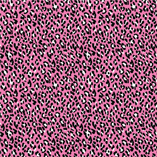 Pink & White Leopard Small